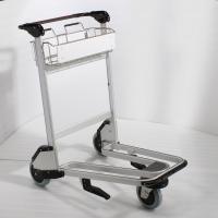 China Stainless Steel Airport Luggage Trolley Free Logo Design Airport Luggage Cart on sale