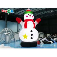 China 210D Oxford Cloth Inflatable Christmas Ornaments For Activity Decoration on sale