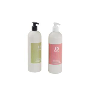 China 400ml Lotion Pump Bottle Biodegradable Cosmetic Containers For Shampoo Body Wash supplier