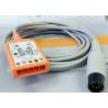 China 5 Lead Patient Monitor Ecg Accessories , Holter Ecg Cable Iec Standard wholesale