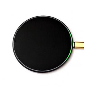 China DC 5V - 1A  9V - 1.1A Samsung Wireless Cell Phone Charger 10W With Black Color supplier