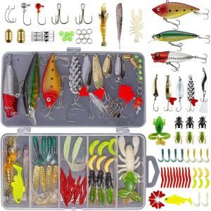 Freshwater Fishing Lure Kit Bait Bass Fishing Trout Lure Salmon Fishing Accessories