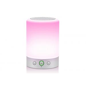 Sensitive Touch Light Up Bluetooth Speaker , Romantic Wireless Charging Bluetooth Speaker With FM Radio