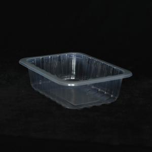 225 X 170 X 65 MM Clear PP Disposable Plastic Tray Rectangular Food Container
