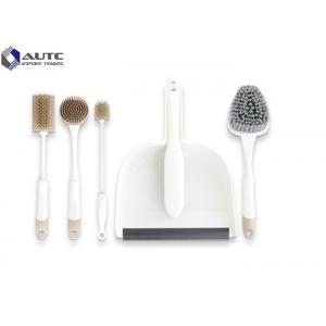 Bathroom 6 Housekeeping Brushes Set  Eco Friendly Cup Dish Washing OEM