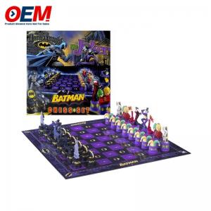 Custom Plastic Decorative Movie Heros Figure Character Chess Set Made Cartoon Toy Game Chess