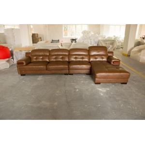 Leisure leather corner sofa 3+1+chaise