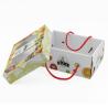 China Custom Design Corrugated Cardboard Gift Box With Handles For Fruit And Vegetables wholesale