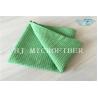 Green Color Microfiber Merbau Pineapple Grid Fabric Cleaning Cloth Towel