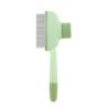 China Pet Hair Removal Comb Flea Comb Self-cleaning With Release Button Easy Grooming For Cats Dogs. wholesale