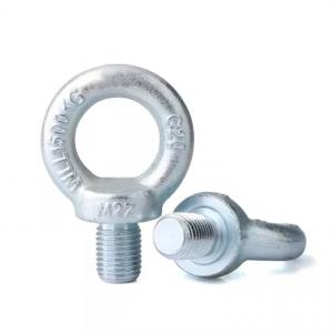 Galvanized Carbon Steel Eye Bolt DIN580 Metric Galvanized Lifting Eye Bolts And Nuts