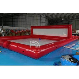 Inflatable Volleyball Court Pool With Net Giant Water Volleyball Field Inflatable Sport Games For Adults