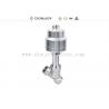 China Donjoy Stainless steel Pneumatic Angle Seat Valve with BSP Thread wholesale