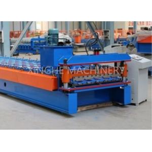 Metal Roofing Sheet Bending Machine , Automatic Roof Panel Roll Forming Machine