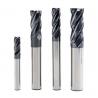 China Ultra Fine Grain Solid Carbide End Mill 4 Flute Cnc Milling Cutter Tool HRC45-50 Aitin Coating wholesale