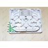 China Mini FTTH Splitter Box 1-4 Cores White Color With Big Arc Cable Manager wholesale
