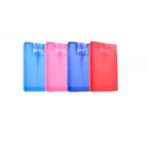 Card 20ML ISO 8317 Plastic Perfume Bottle With Sprayer Cap