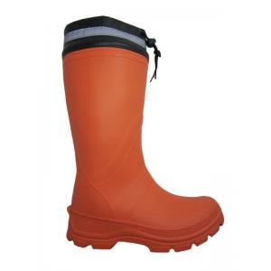 China Long Fleece Lining Snow EVA Slip Resistant Rain Boots wholesale