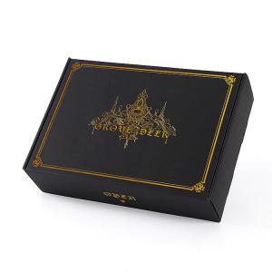 Men shirt clothes black shipping box personal logo printed packaging box