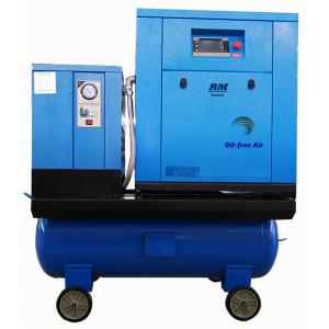 China 10 bar 3.7kw 5.5kw portable scroll air compressor oil free supplier