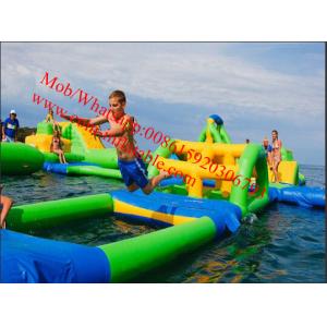 PVC Tarpaulin Lake Inflatable Water Park for Adults Inflatable Aqua Park Games