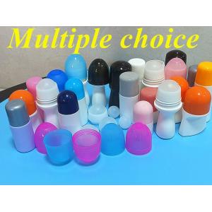 China 30ml 50ml 100ml empty round Roll on Packaging Container Bottle White PE Roller Ball Plastic Roll-on Deodorant bottle supplier
