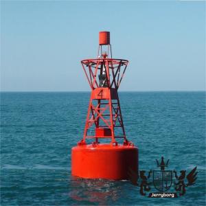 China Marine plastic warning buoy steel floating mooring buoy navigation buoy supplier