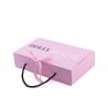 China Handle Rope Pantone Printing 8cm Width Cosmetic Packaging Paper Box For Wig wholesale