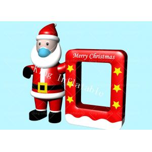 China 2.9m L Inflatable Santa Claus Christmas Photographic Apparatus supplier