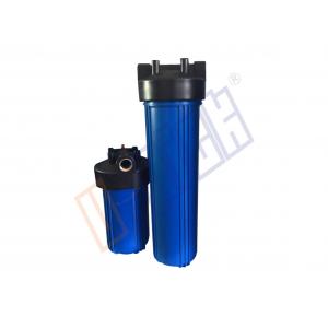 1.5 Inch Big Blue Water Filter Housing PP And Brass Inlet Outlet