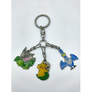 Diecasting Zinc Alloy Keychain Pendant Pokemon Cover With Clear Resin Oil