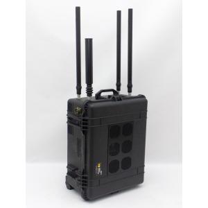 China Portable 3088B 205W Tactical Jammer Signal Blocker / Pelican Case 8 Band Jammer supplier