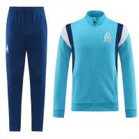 China Sky Blue Soccer Team Tracksuits Polyester Football World Cup Track Suit on sale