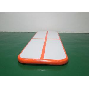 China Orange Small 3m / 10ft Gymnastics Equipment Tumble Track Inflatable Air Track Set supplier