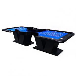 China 170KG Casino Poker Table 2 In 1 Royal Deluxy Gambling Game Roulette Wheel Table supplier