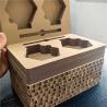 Eco-Friendly Honeycomb Paper Insert Packaging Box With Die Cut Compartments For Bottles And Fragile Items