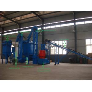 1T/H Biomass Pellet Making Machine Wood Pellet Production Line For Bamboo , Peanut Shell