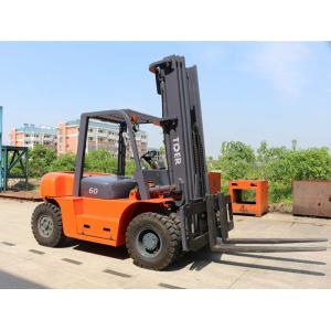 6T Diesel Forklift Truck ISUZU 6BG1-02 Engine Rated Capacity 6000kg And Lift Height3000mm