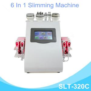 China 6 In 1 Lipo Laser Slimming Machine , Vaccum Cavitation RF Fat Removal Device supplier