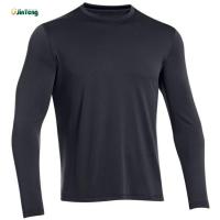 China Crew Neck Military Long Sleeve T Shirt Anti Static Ultra Soft on sale