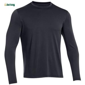 China Crew Neck Military Long Sleeve T Shirt Anti Static Ultra Soft supplier
