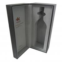 China Flip Lid Box Wine Gift Packaging  Box With Flocking Blister Insert on sale