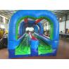 China Commercial inflatable arch water slide classic inflatable bridge shape water slide wholesale