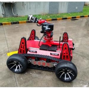 Fire fighting robot  applied DC motor with large capacity battery type, modular distributed control design