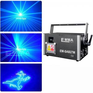 China 4W blue Laser Stage Light Pro DMX-512 Lighting Laser Projector Party DJ Light supplier