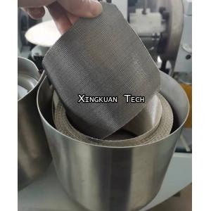 Stainless Steel 302 304 316 Twilled Weave Reversible Screen Belt For Plastics Industry