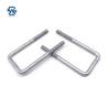 China Hot Galvanizing/Dacromet U Bolt Electric Power Fittings Auto Part Trailer Pipe Clamp High Strength Square U Bolt wholesale