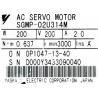 China 200V AC Servo Motor Industrial 2.0A Current CE Revision Level SGMP-02U314M wholesale