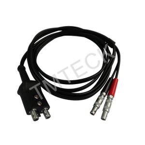 China Tomada dupla ultrassônica ultrassônica do comprimento LEMO00 do cabo 1.5m do detector DA233 da falha a Lemo00 supplier