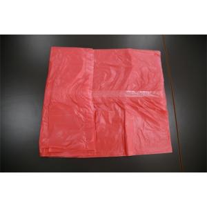 China Red Plastic Water Soluble Laundry Bags Flat Packing for Hot / Cold Water supplier